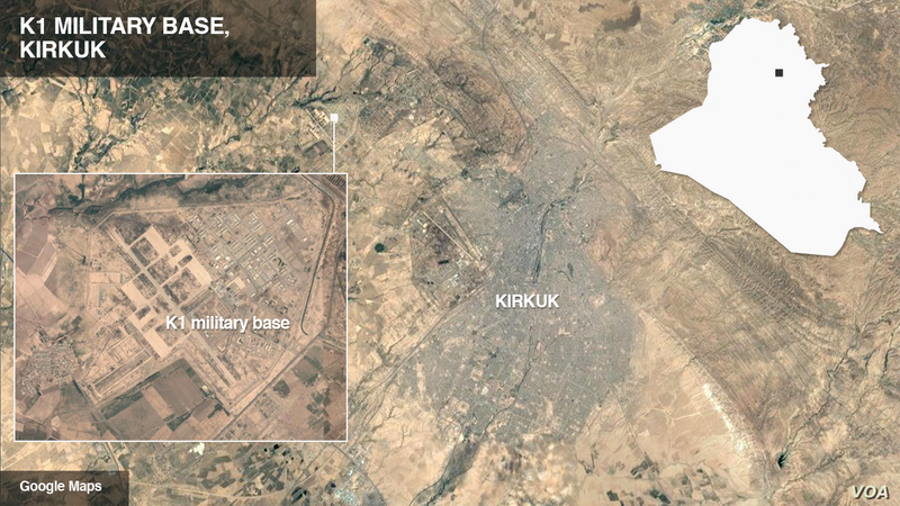 Click to enlarge K1 us base Iraq kirkuk