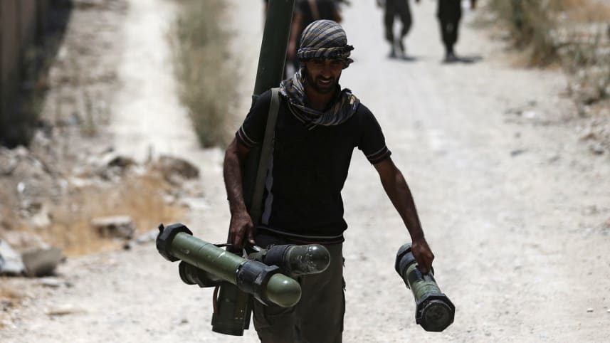 Click to enlarge Free Syrian army damascus suburb
