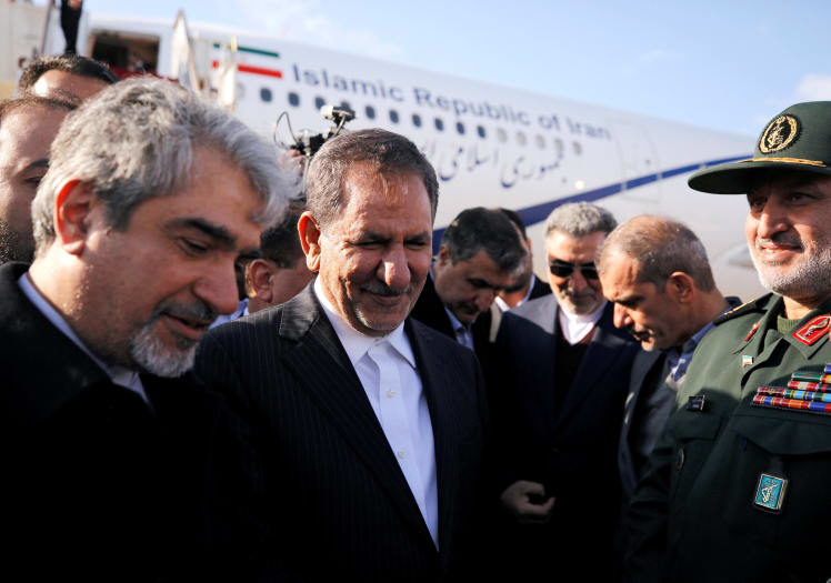 Click to enlarge Iran Vice President Eshaq Jahangiri
