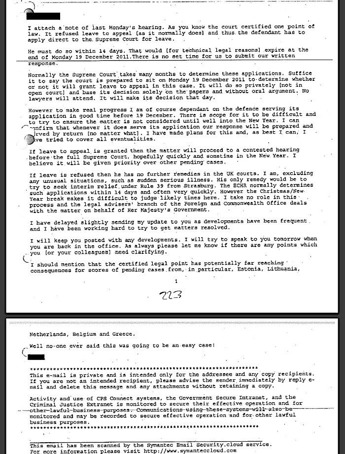 Click to enlarge Note from hearing