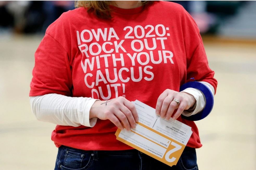 voter democrat caucus iowa