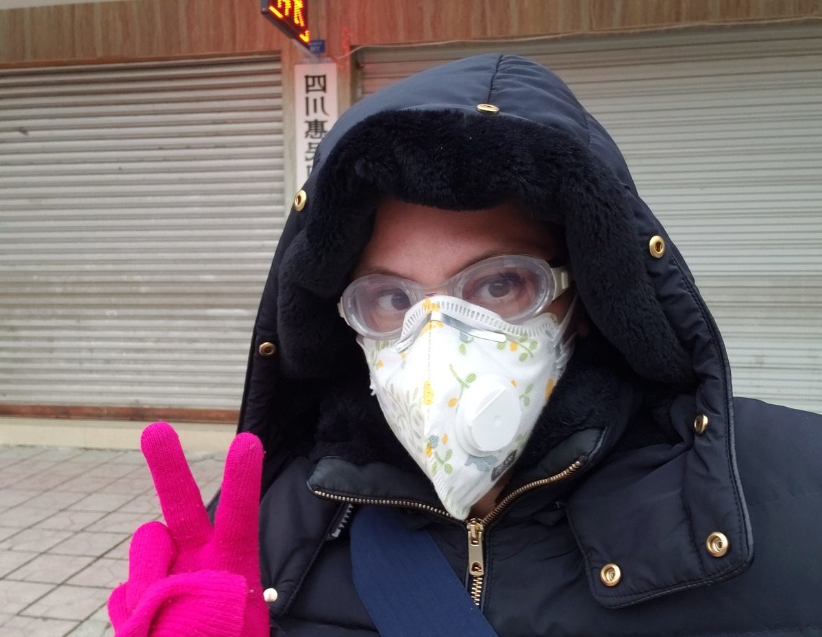 Coronavirus masked man
