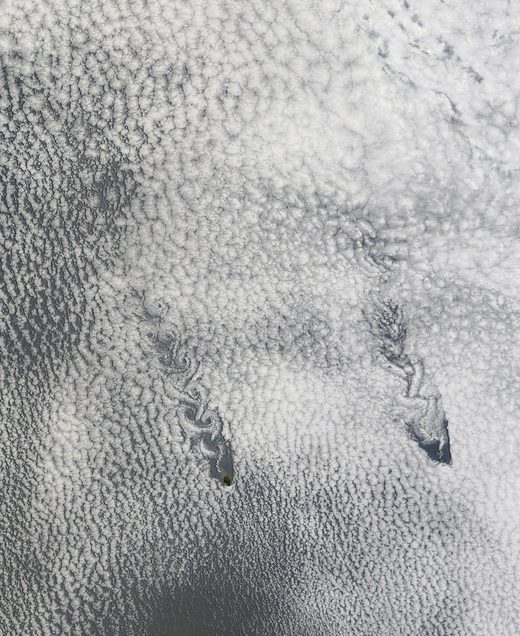 Click to enlarge Karman Clouds