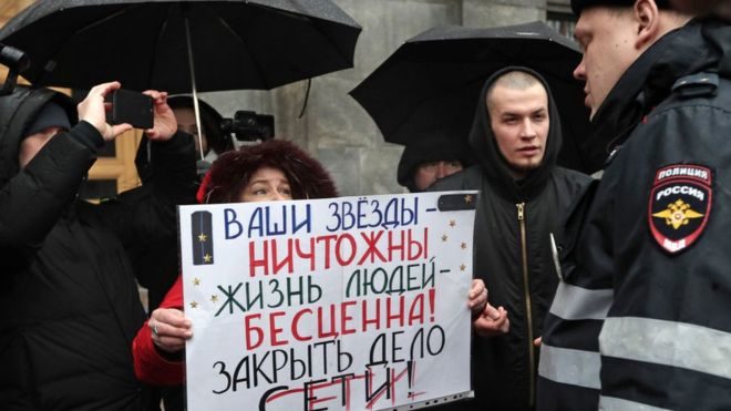 Protesters russia
