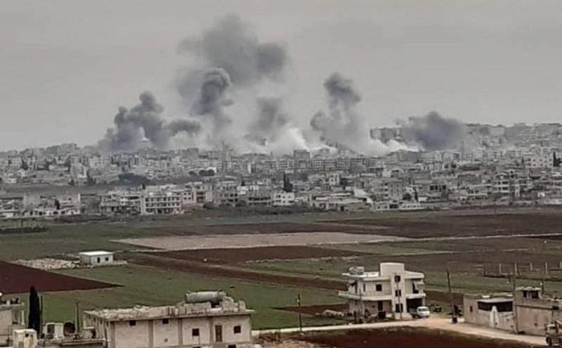 Aleppo bombed syria