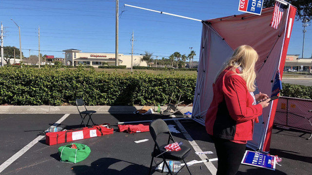 Click to enlarge voter tent