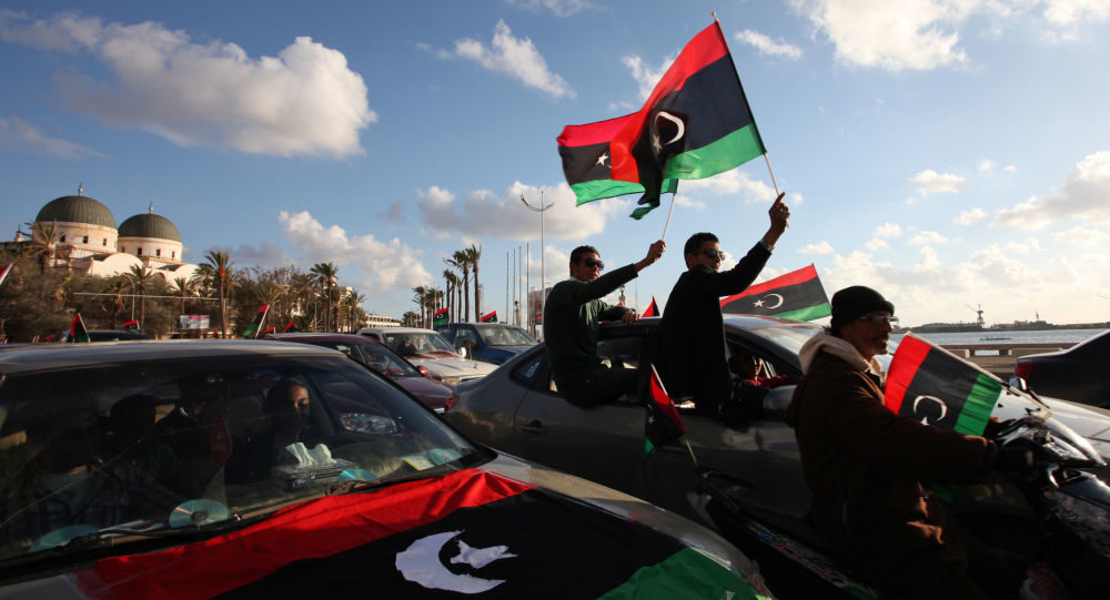 Click to enlarge libyan flag