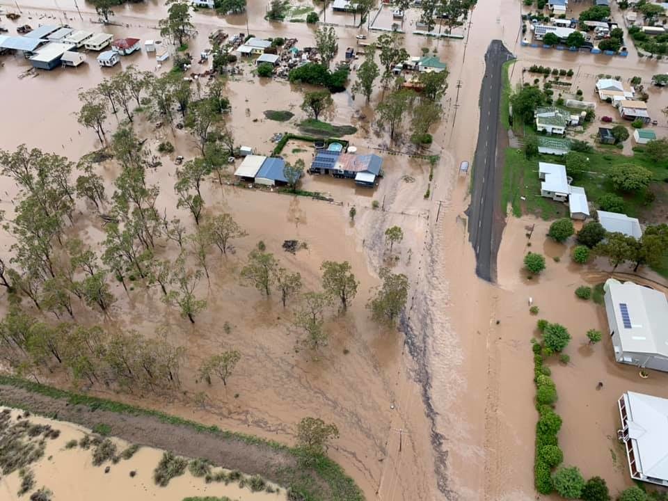 Jandowae floods, Queensland 12 February, 2020.