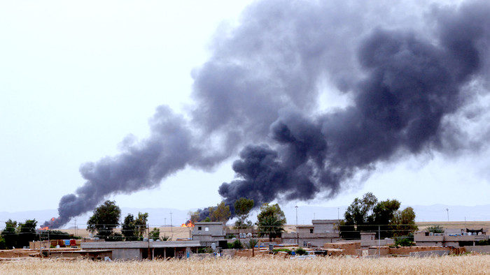Kirkuk smoke