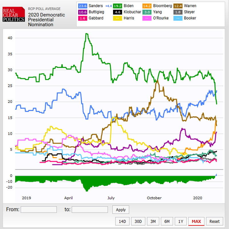 Click to enlarge poll presidential candidates february 2020