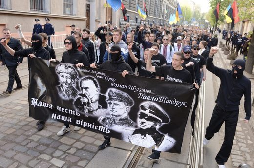 Click to enlarge Ukrainian ultra-nationalists