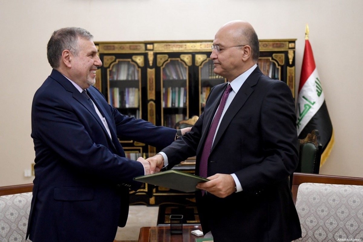 Click to enlarge Mohammed Tawfiq Allawi iraq Barham Salih Iran