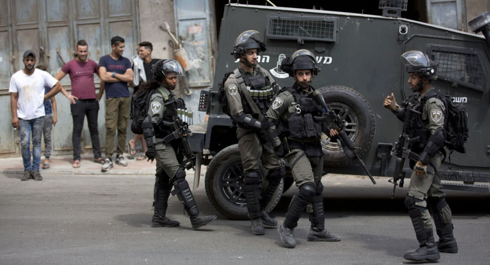 Click to enlarge Israel border police west bank qalqilya