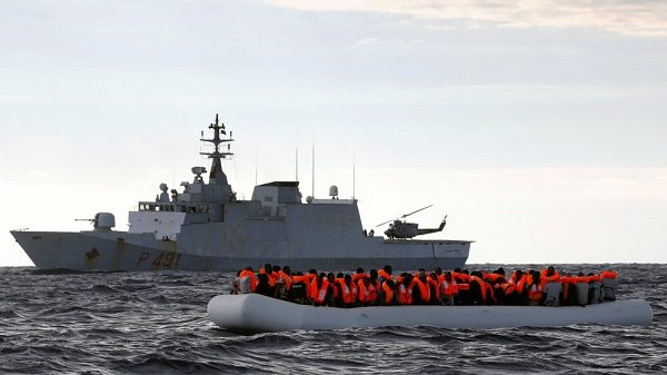 Click to enlarge Overcrowded raft