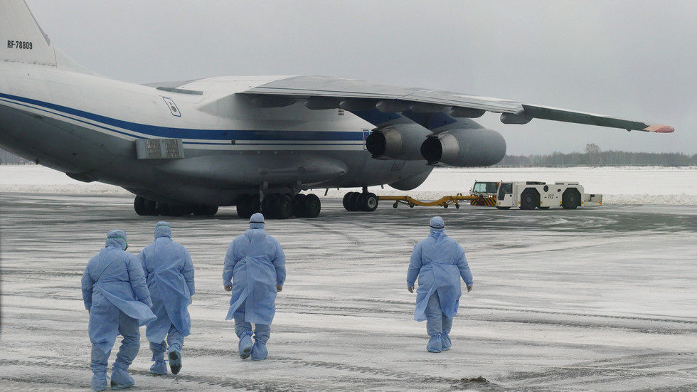 Click to enlarge Russians evacuated China coronavirus