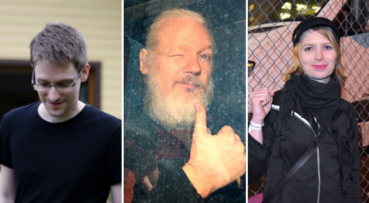 Click to enlarge Manning Snowden Assange