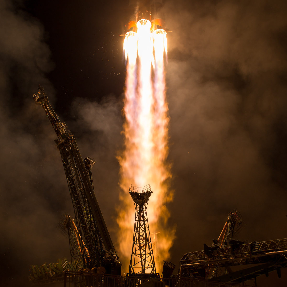 Soyuz spacecraft launches