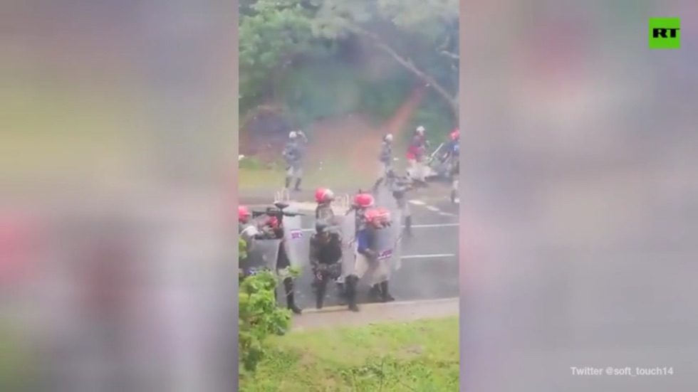 South African university transforms into a flaming battleground