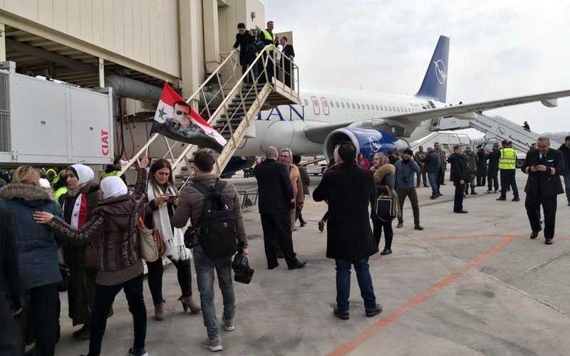 Aleppo First flight 2020