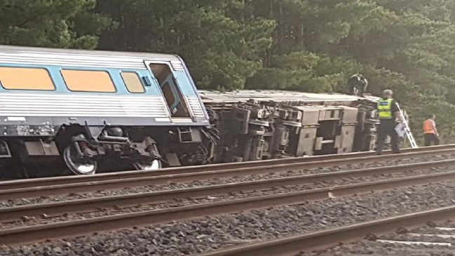 Sydney-Melbnourne train derailment