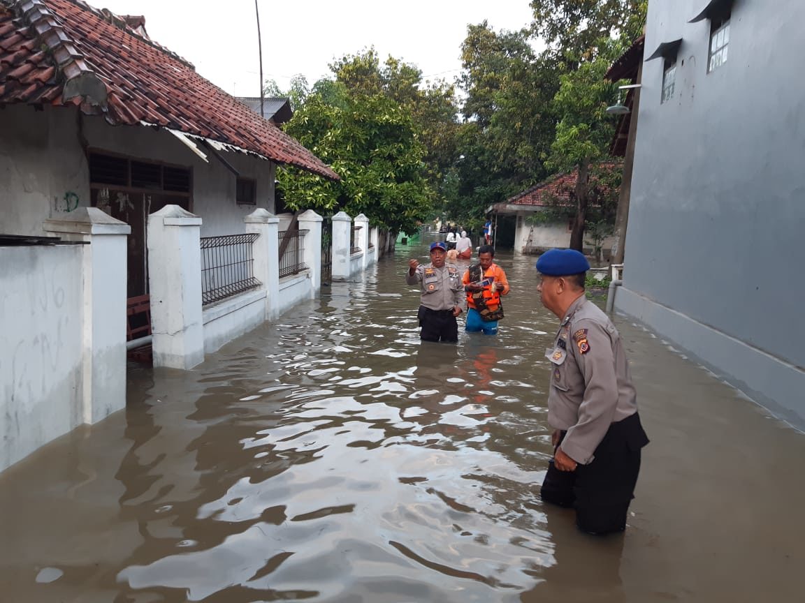 Floods in Cirebon Regency, West Java, Indonesia 16 February, 2020