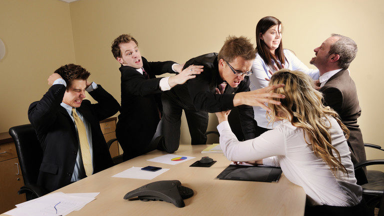 people arguing