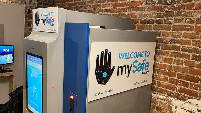 An opioid vending machine