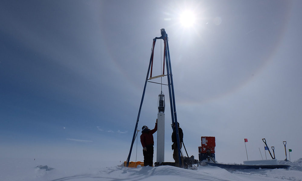 drill ice cores