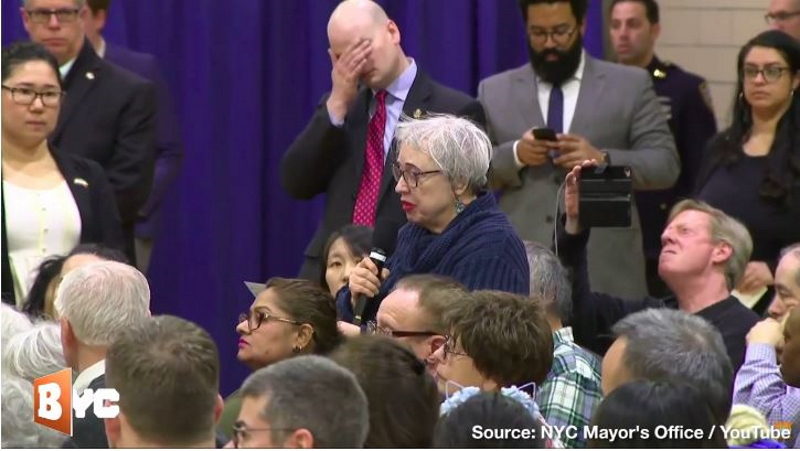 de blasio town hall