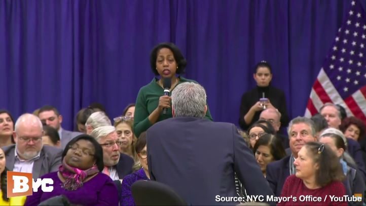 de blasio town hall meeting