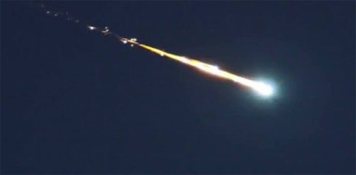 Two meteor fireballs sighted across the skies of Spain's Andalucia - 3 in 4 days