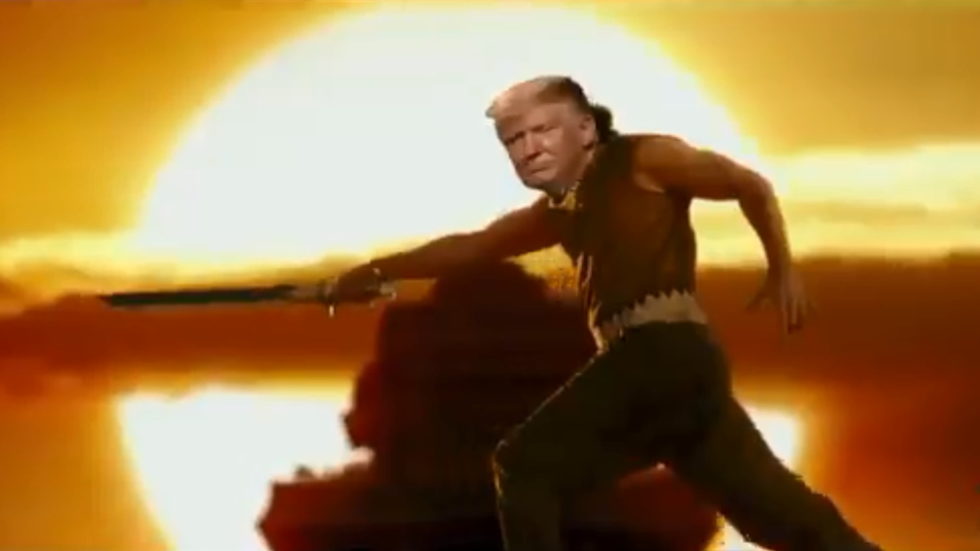 Trump bollywood meme