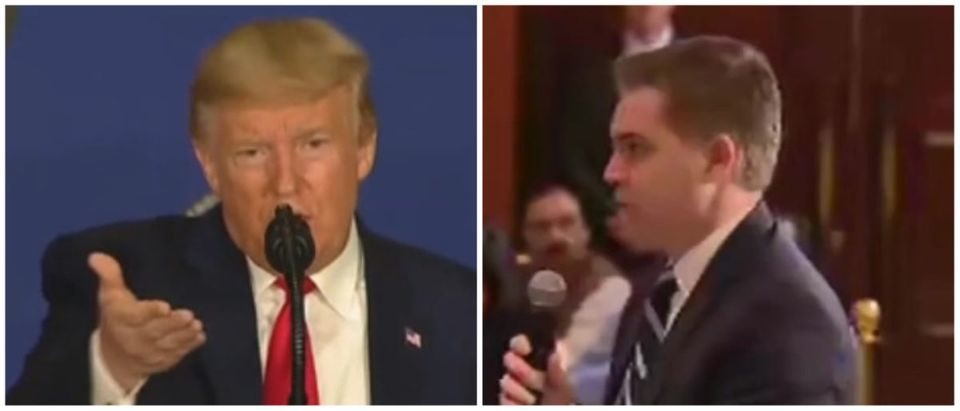 Click to enlarge Trump - Jim Acosta