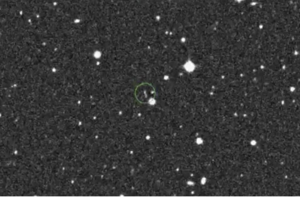 Click to enlarge New Mini-Moon seen orbiting around Earth on February 15, 2020