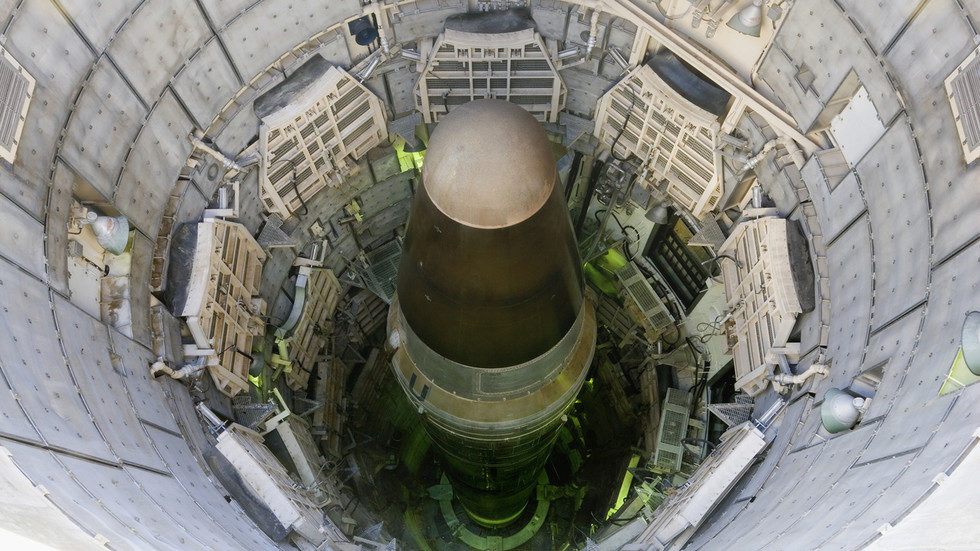 USA, Arizona, Titan nuclear intercontinental ballistic missile in silo