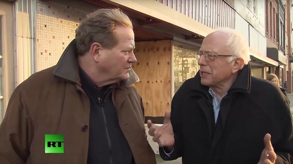 Ed Schultz Bernie sanders RT interview