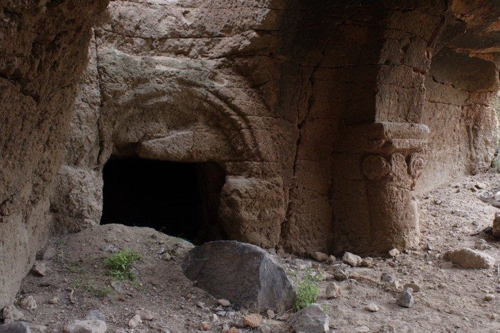 Click to enlarge Gayledzor valley cave complex