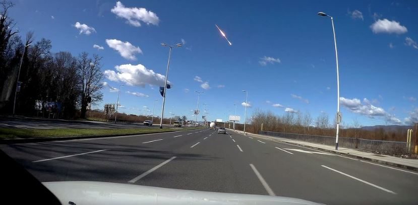 Meteor fireball over Croatia