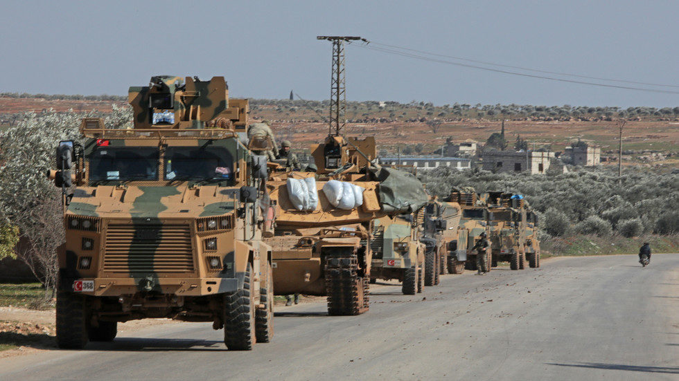 Click to enlarge turkish convoy idlib