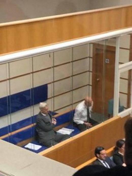assange glass box dock hearing