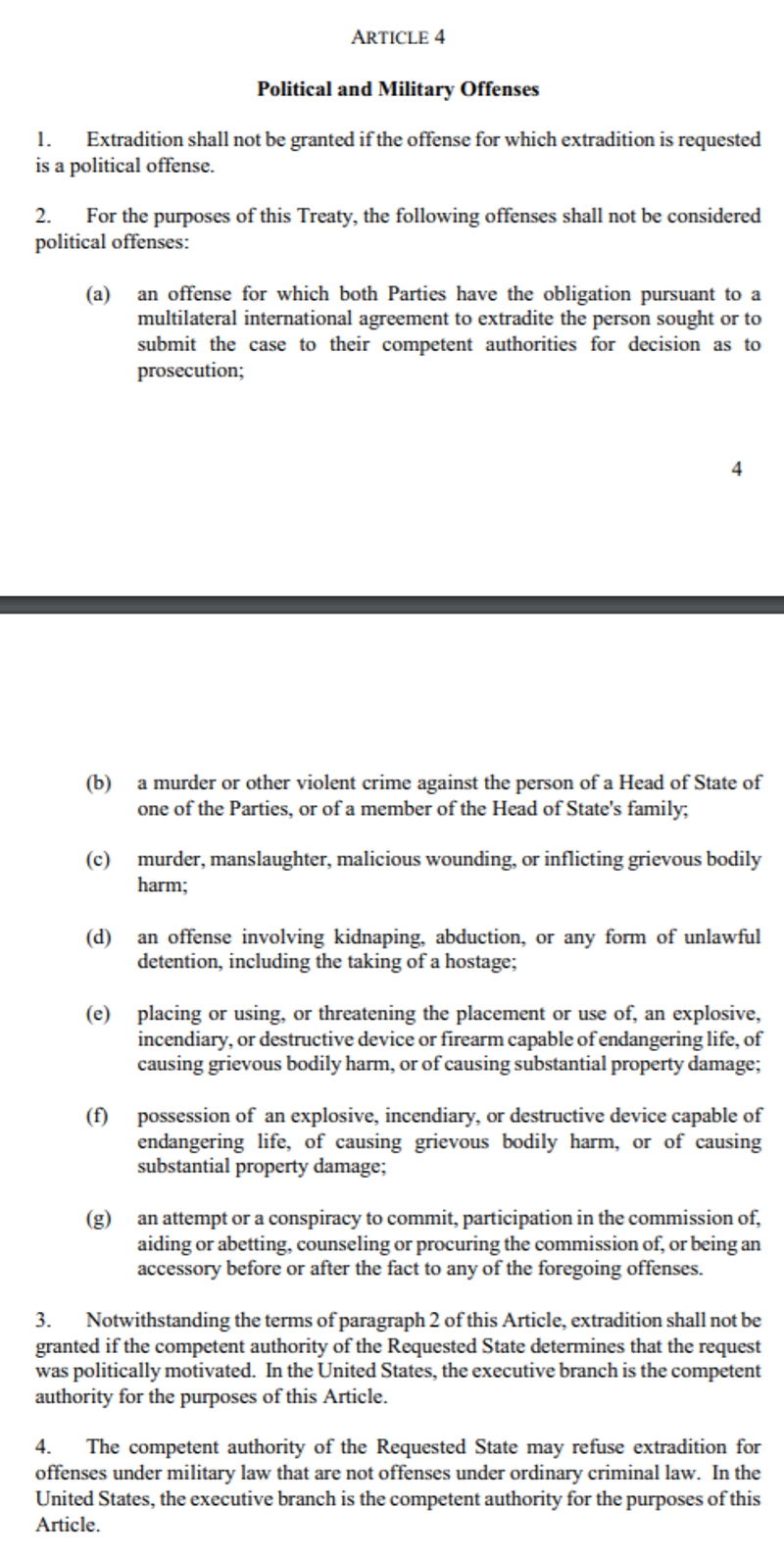 extradition treaty terms julian Assange