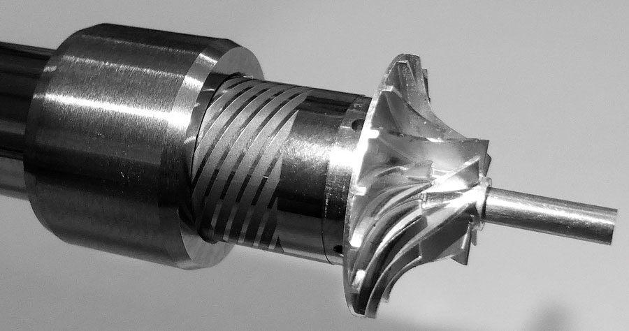 Click to enlarge herringbone grooved journal bearings