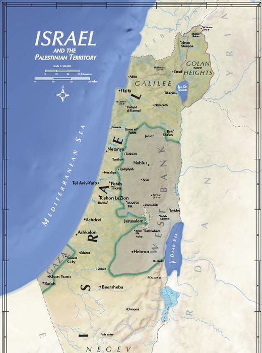 Click to enlarge green line israel