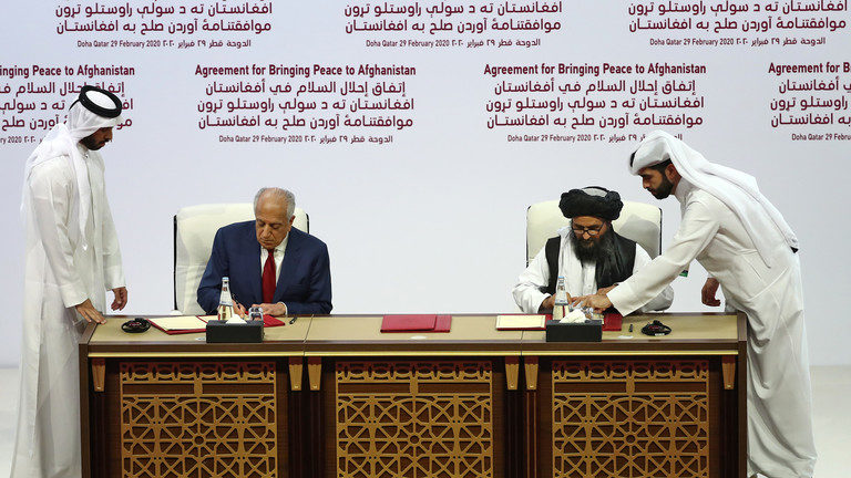 Click to enlarge us afghanistan peace deal