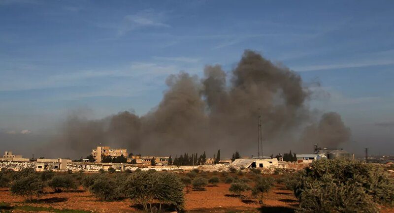 bombing idlib turkey