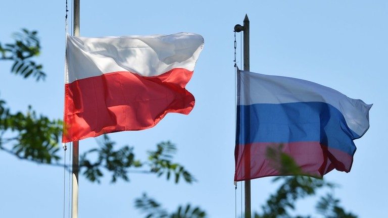 Click to enlarge Russia poland flag
