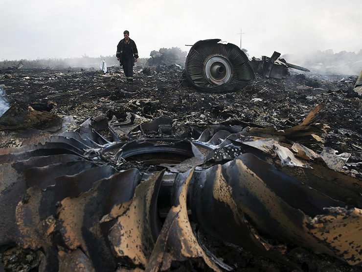 MH17 wreckage