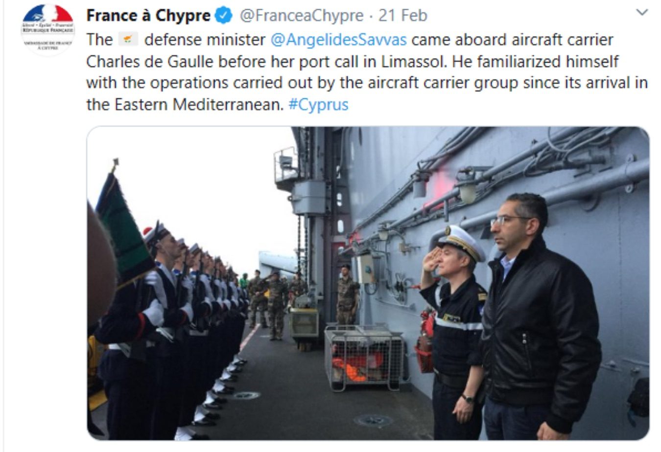 Click to enlarge French Defense Minister (Cyprus)