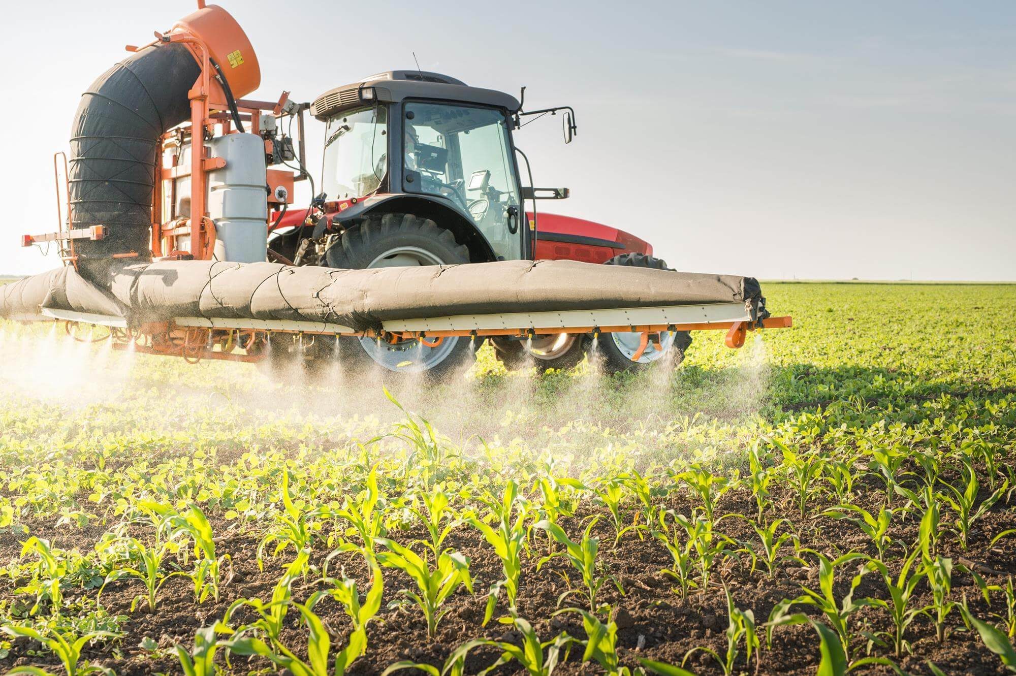 tractor pesticide spray
