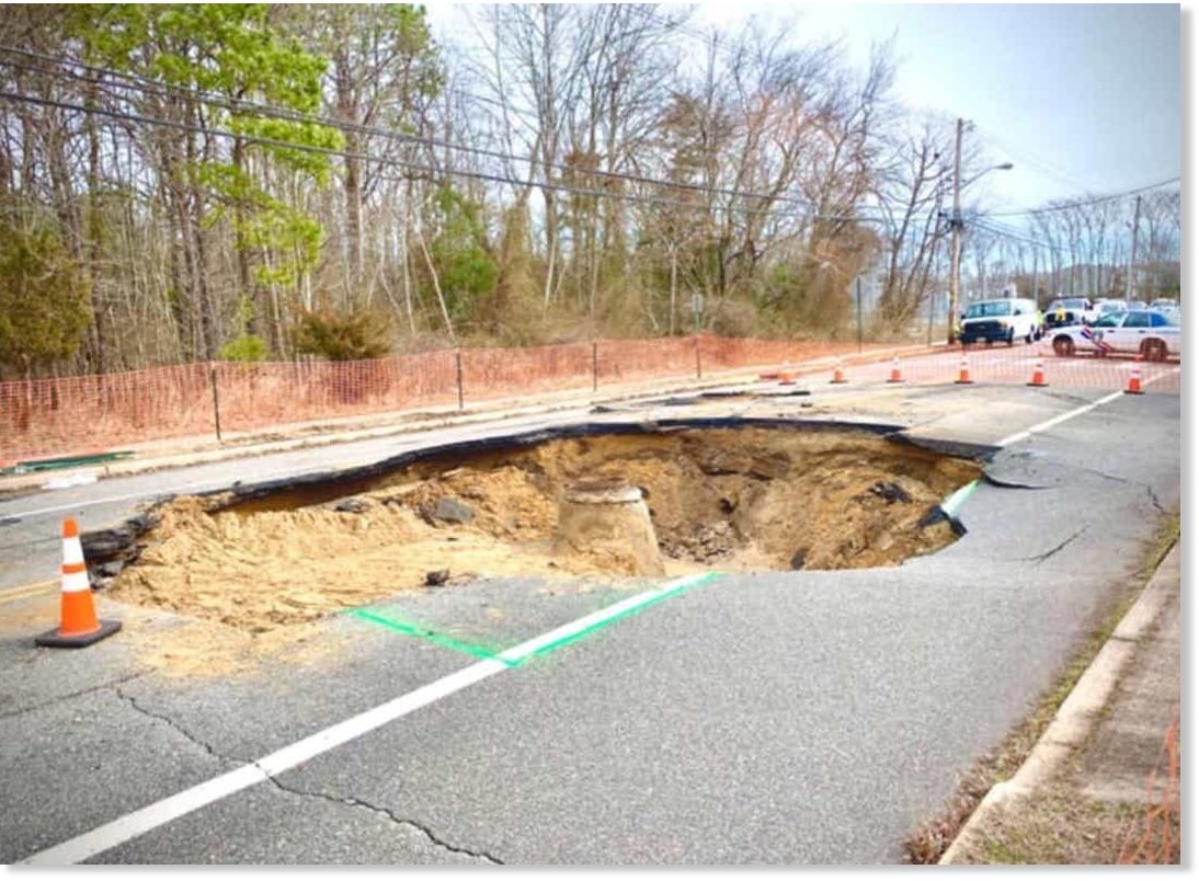 Massive sinkhole opens up in Toms River, New Jersey — Earth Changes